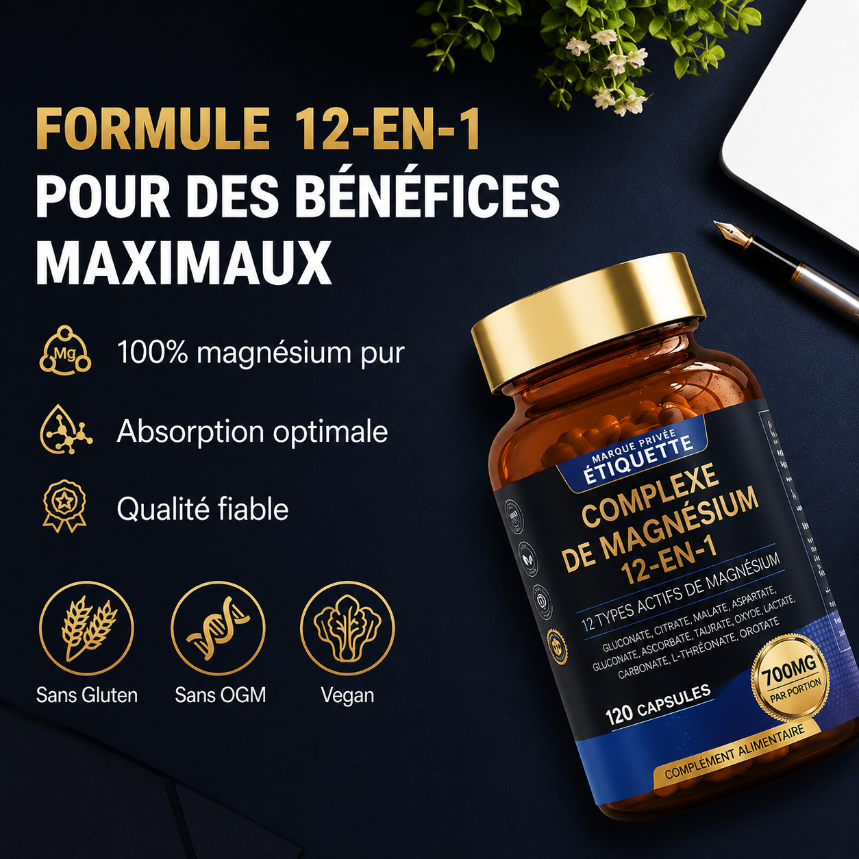 MAGNESIUM COMPLEXE 12 EN UN